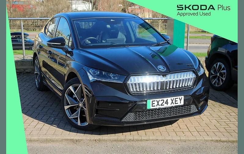 Used Skoda Enyaq iV vRS 219 kW (299 HP) 2024 Black SUV