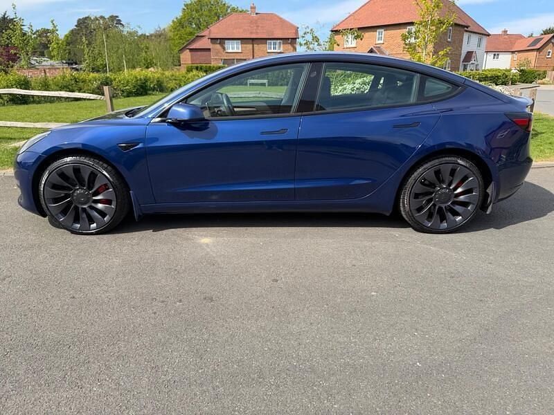 Usado Tesla Model 3 Performance 82 kW (112 CV) 2021 Azul Berlina