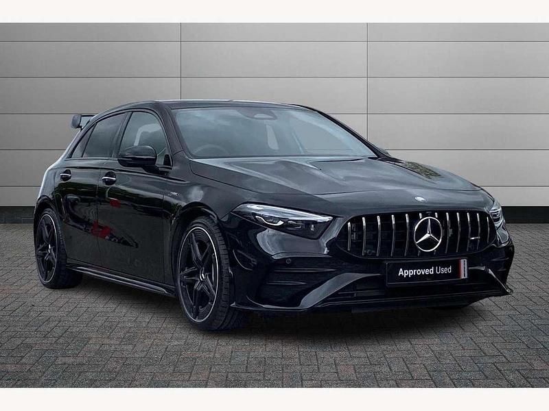 Black Used 2024 Mercedes A35 AMG Premium Plus Hatchback | £38,991 (Fair price) - Image 1/4