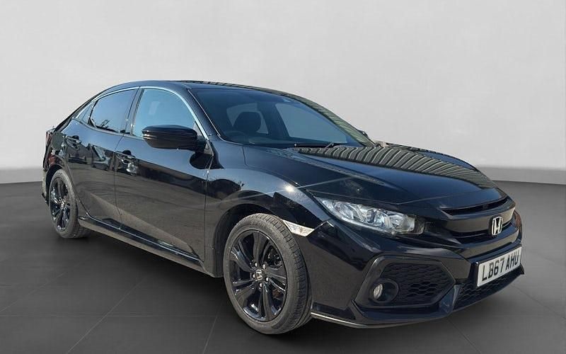 Black Used 2017 Honda Civic SR Hatchback | £9,280 (Fair price) - Image 1/4