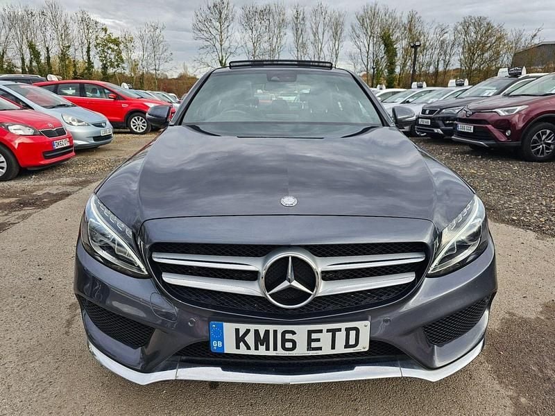 Grey Used 2016 Mercedes C220 AMG Line Premium Plus Sedan | £12,000 (A bit pricey) - Image 1/4