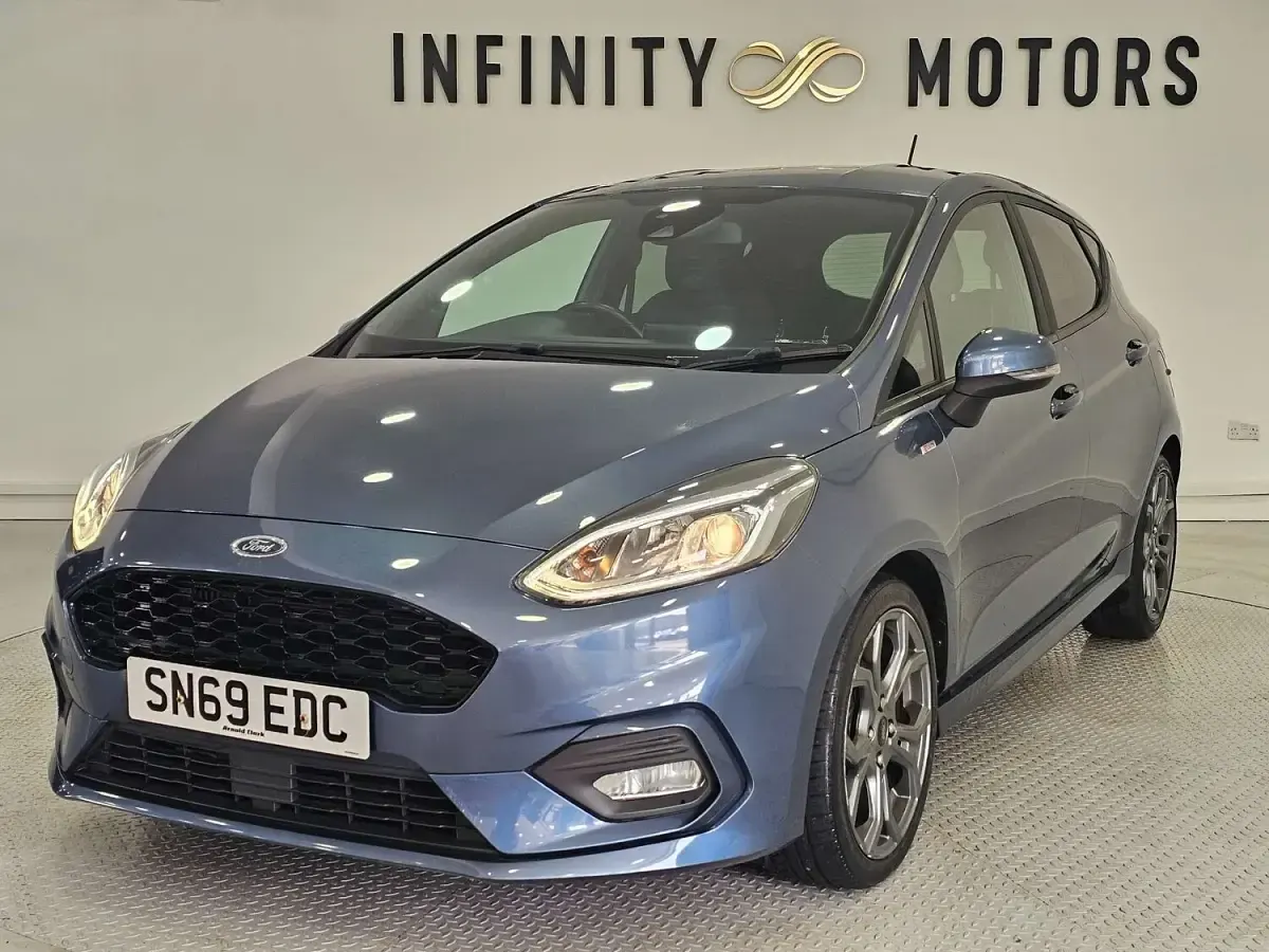 Used Ford Fiesta ST-Line 100 HP (73 kW) 2020 Blue Hatchback
