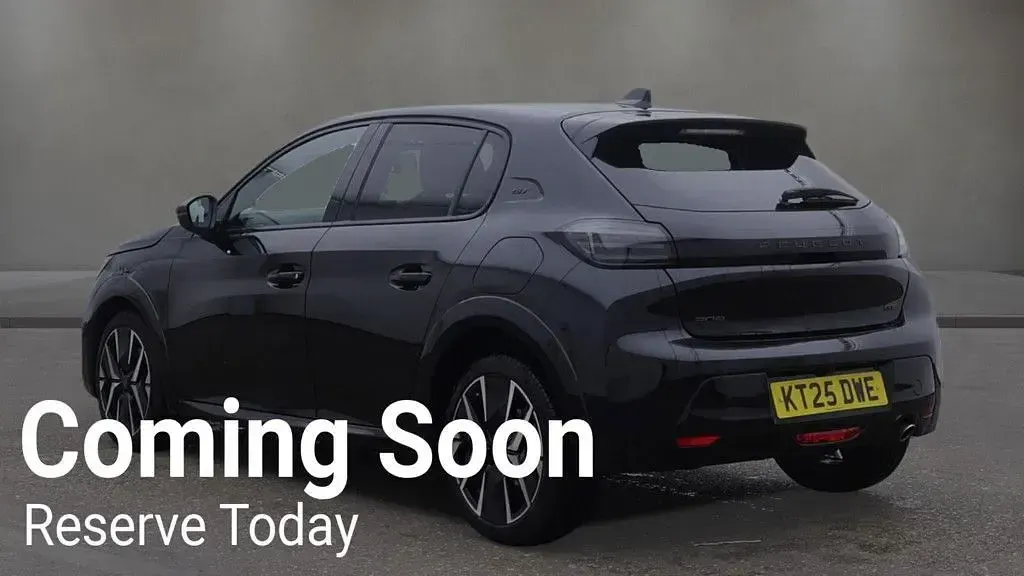 Used Peugeot 208 GT 100 HP (73 kW) 2025 Black Hatchback