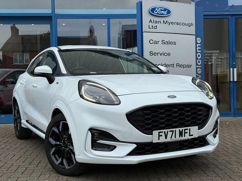 White Used 2022 Ford Puma ST-Line X Hatchback | £18,245 (Fair price) - Image 1/4