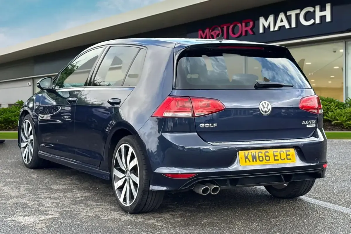 Used VW Golf VII R-line Edition 2016 Blue Hatchback