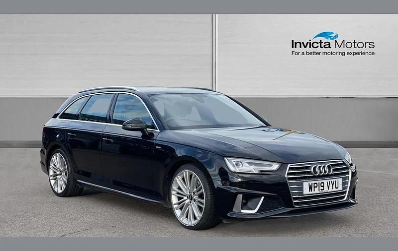 Black Used 2019 Audi A4 S-Line Estate | £17,750 (Good price) - Image 1/4