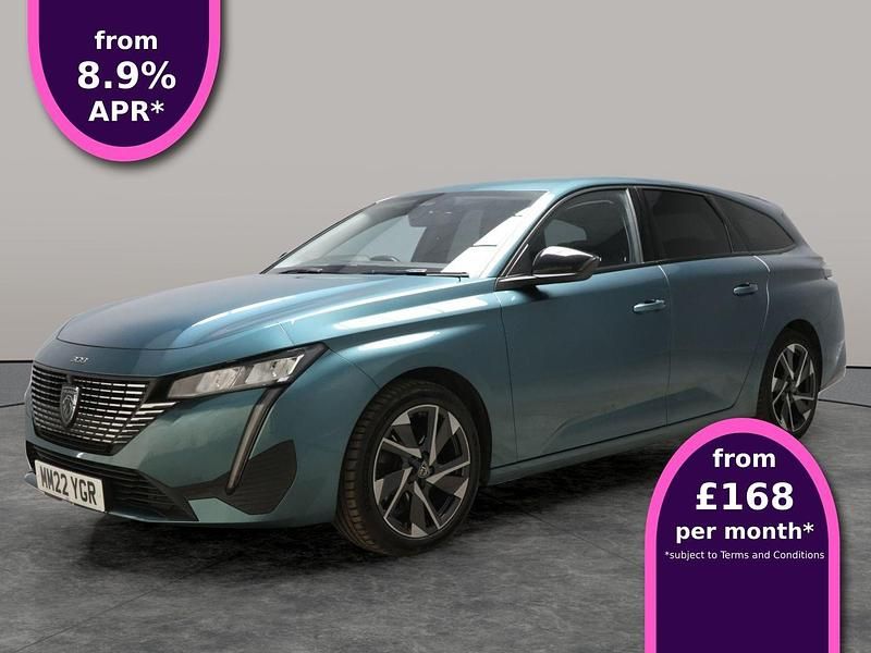 Blue Used 2022 Peugeot 308 Active Premium Estate | £12,474 (Fair price) - Image 1/3