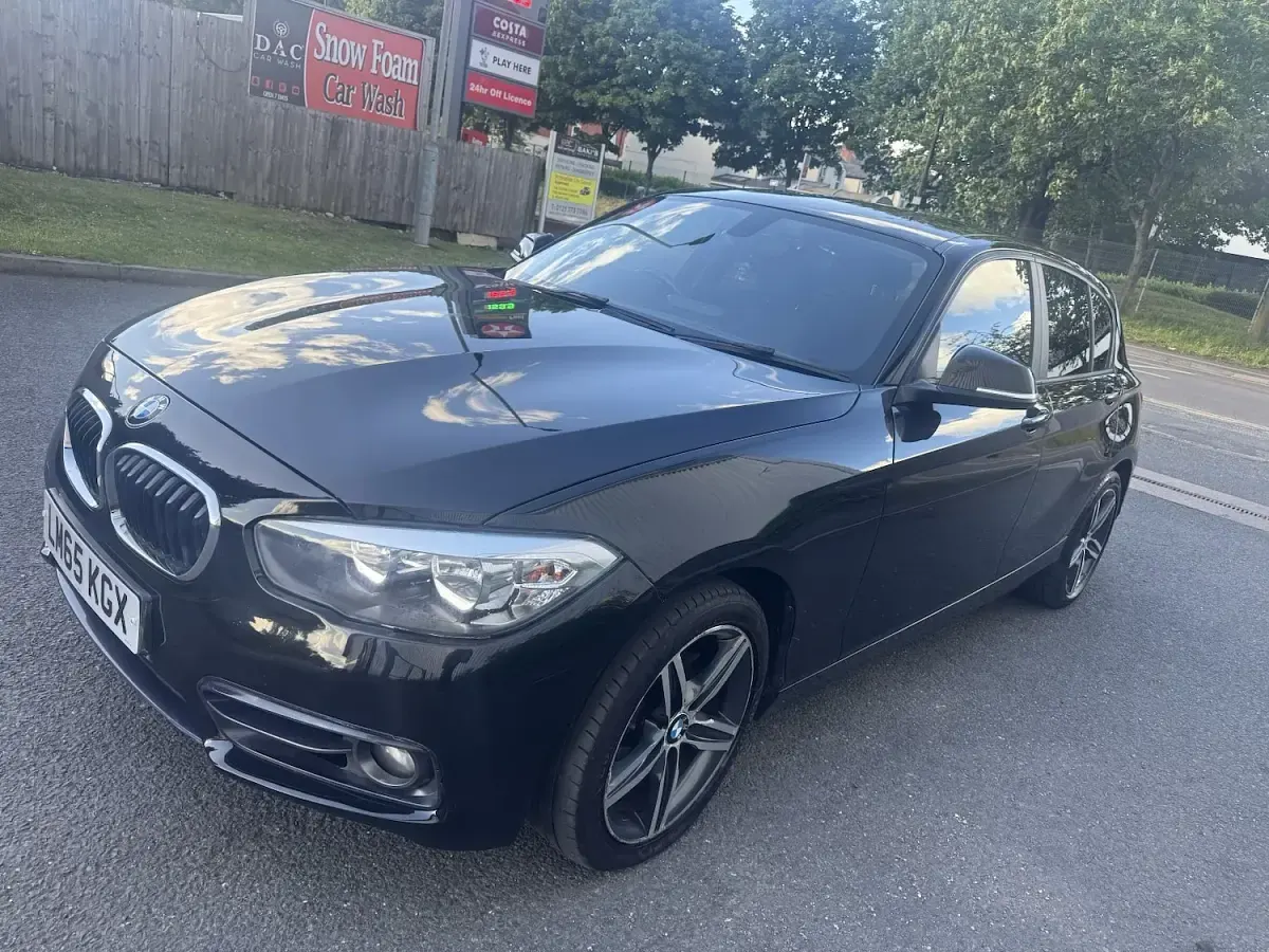 Used BMW 116 Sport Line 2015 Black Hatchback