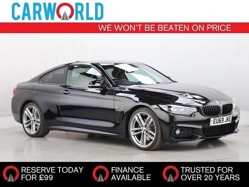 Black Used 2020 BMW 420 M Sport Coupe | £13,957 (Super price) - Image 1/3