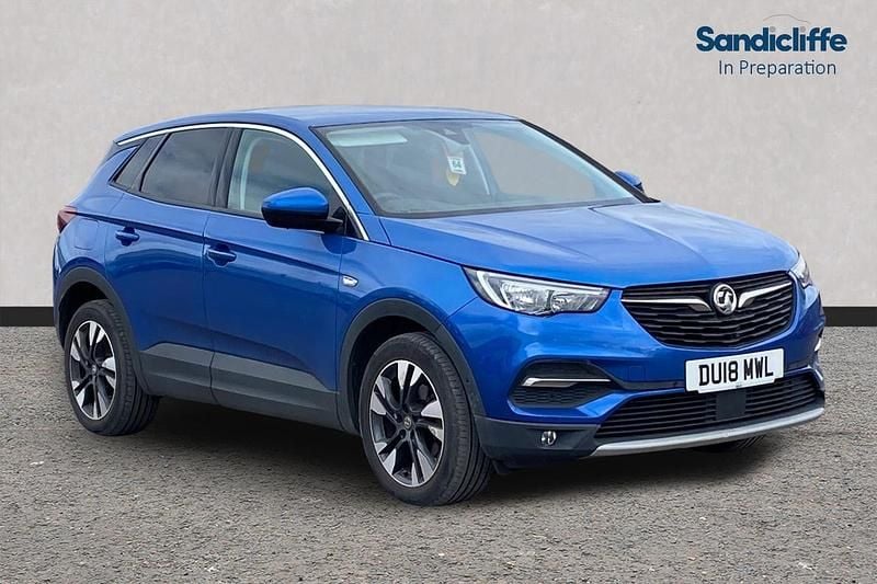 Used Vauxhall Grandland X Sport 130 HP (95 kW) 2019 Blue SUV