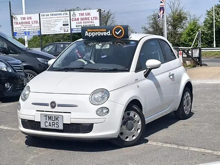 Used Fiat 500 2015 White Hatchback