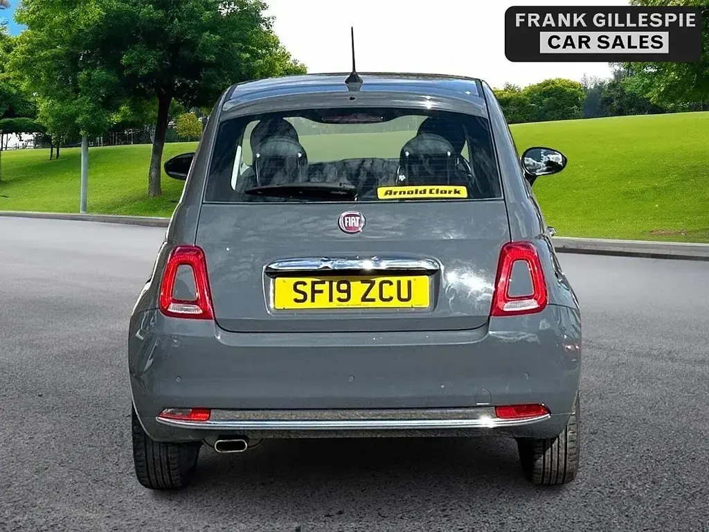 Used Fiat 500 Lounge 69 HP (50 kW) 2019 Grey Hatchback