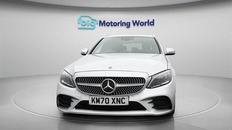 Used Mercedes C300 AMG line 258 HP (189 kW) 2020 Silver Estate