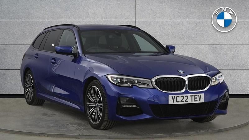 Blue Used 2022 BMW 320 M Sport Estate | £24,999 (Fair price) - Image 1/4