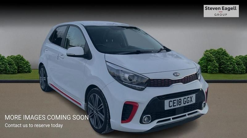 White Used 2018 Kia Picanto GT-Line Hatchback | £7,920 (Fair price) - Image 1/4