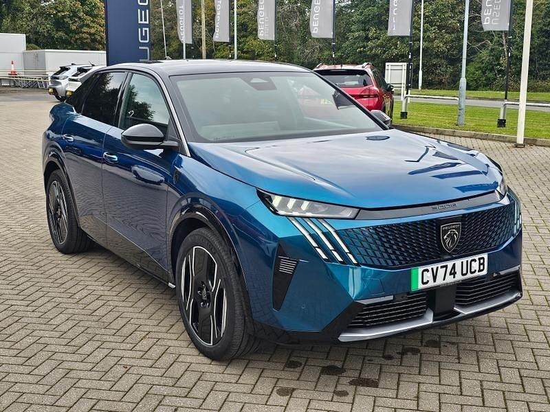 Blue Used 2024 Peugeot e-3008 GTi SUV | £29,395 (A bit pricey) - Image 1/4