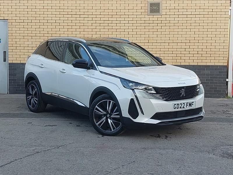 White Used 2022 Peugeot 3008 Premium SUV | £19,498 (Fair price) - Image 1/4