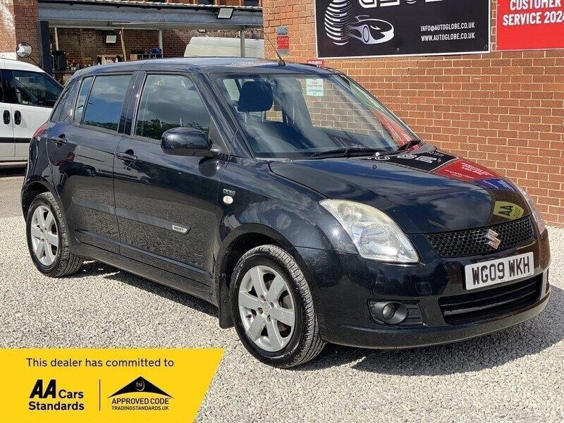 Black Used 2009 Suzuki Swift Hatchback | £1,990 (Fair price) - Image 1/3