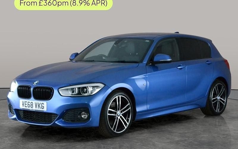 Used BMW 125 M Sport 224 HP (164 kW) 2018 Blue Hatchback