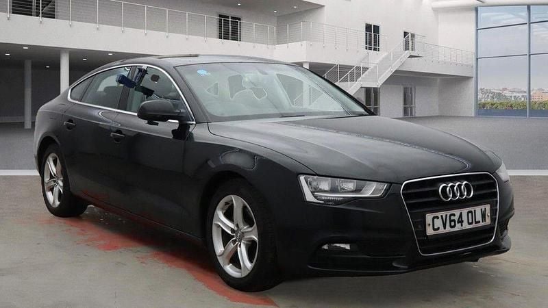 Black Used 2014 Audi A5 Sportback Comfort Hatchback | £7,495 (Fair price) - Image 1/3