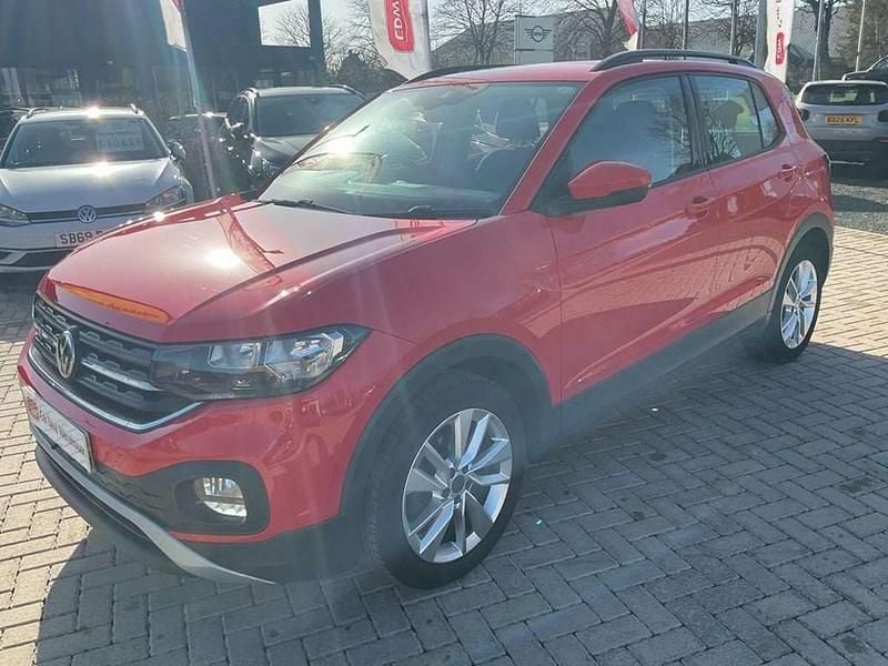 Used VW T-Cross SE 94 HP (69 kW) 2019 Red SUV