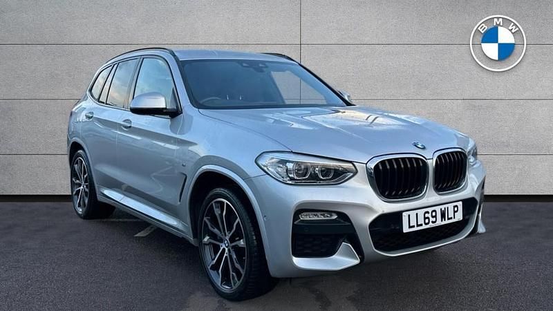 Silver Used 2019 BMW X3 M Sport SUV | £23,585 (Good price) - Image 1/4
