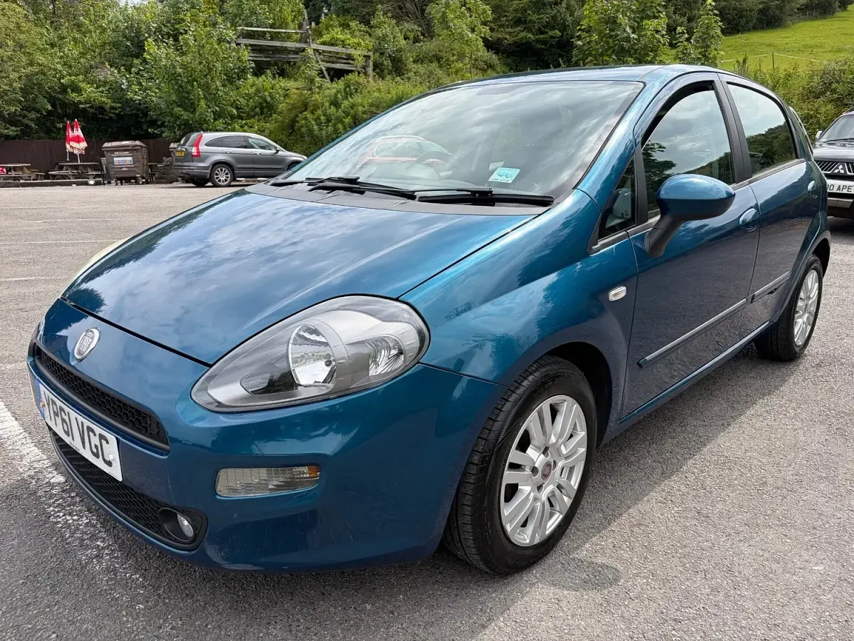 Used Fiat Punto Easy 2012 Blue Hatchback