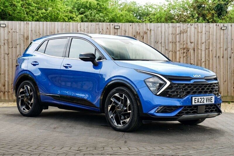 Blue Used 2022 Kia Sportage GT-Line SUV | £22,995 (Fair price) - Image 1/4