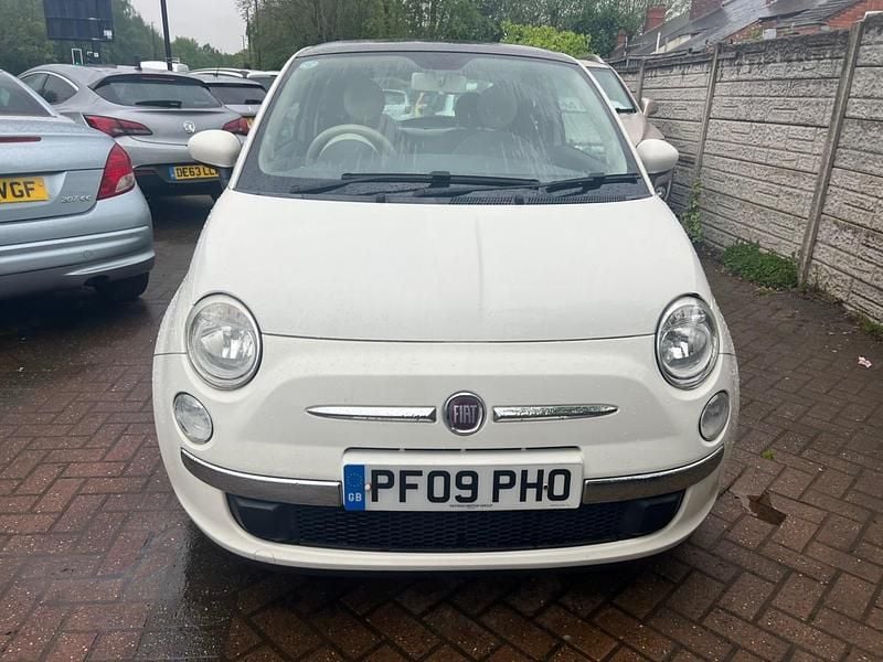 White Used 2009 Fiat 500 Lounge Hatchback | £2,395 (Super price) - Image 1/4