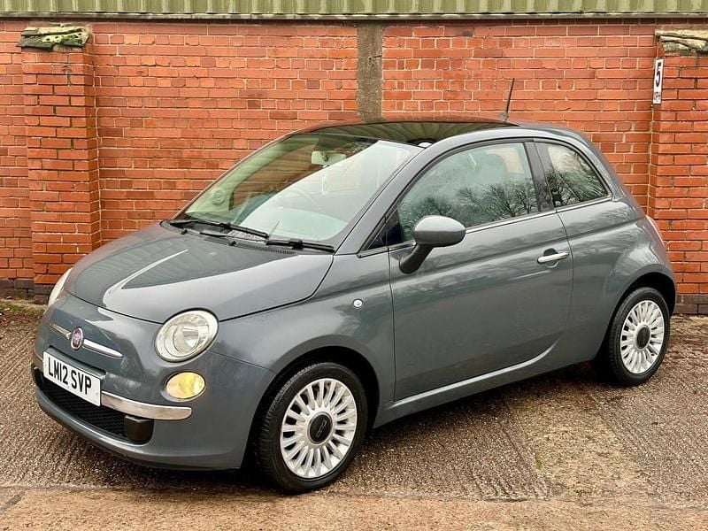 Grey Used 2012 Fiat 500 Lounge Hatchback | £2,995 (Good price) - Image 1/4