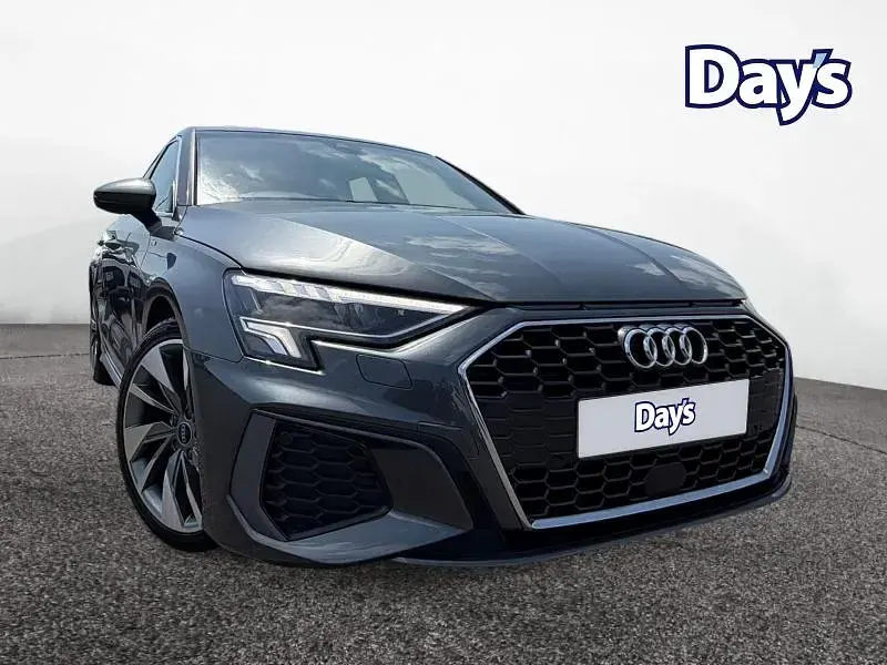Used Audi A3 S-Line 150 HP (110 kW) 2021 Grey Sedan