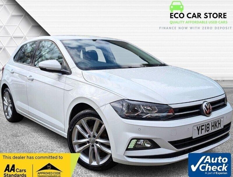 White Used 2018 VW Polo SEL Hatchback | £10,995 (Fair price) - Image 1/2