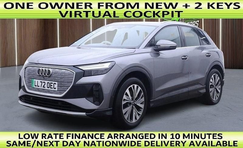Grey Used 2022 Audi Q4 e-tron Sport SUV | £20,888 (Good price) - Image 1/2