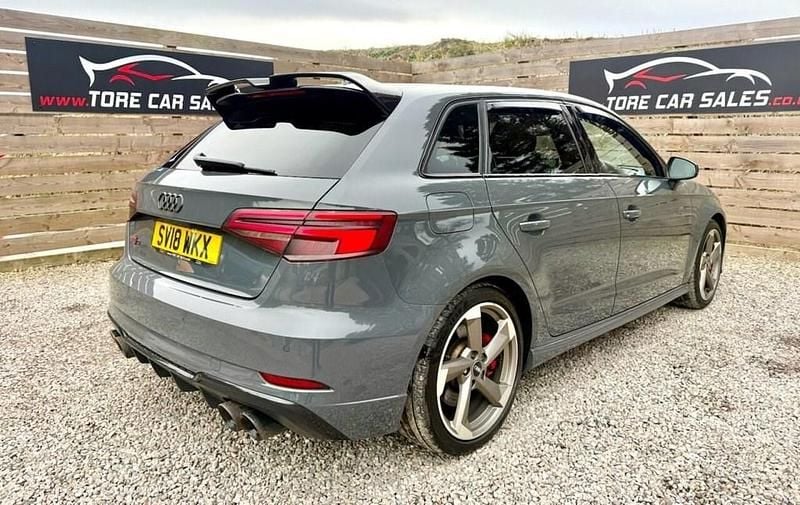 Used Audi S3 Sportback Black Edition 310 HP (228 kW) 2018 Grey Hatchback
