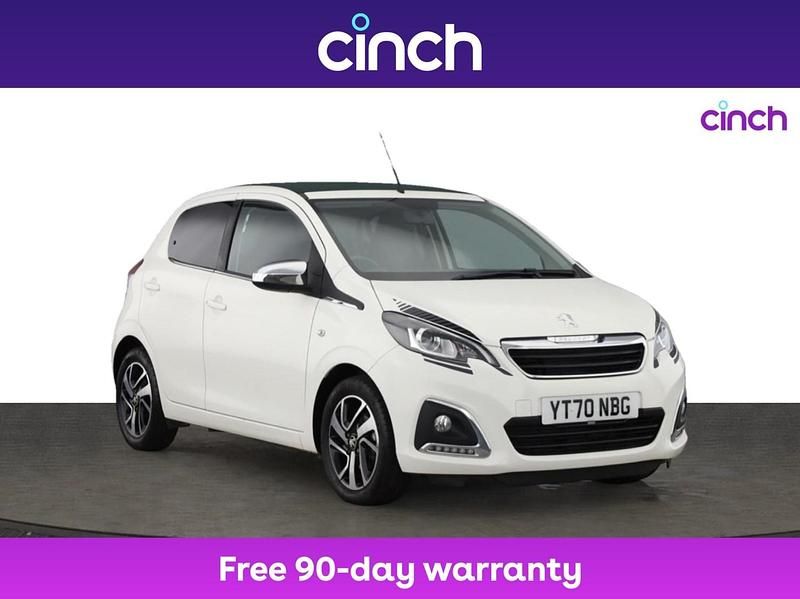 White Used 2020 Peugeot 108 Collection Hatchback | £8,299 (Fair price) - Image 1/3