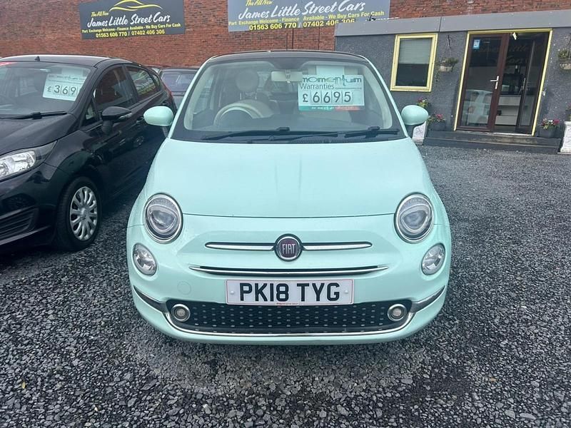 Used Fiat 500 Lounge 69 HP (50 kW) 2018 Green Hatchback