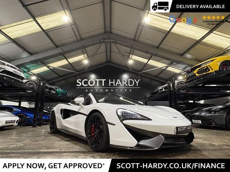 Used McLaren 570S 570 HP (419 kW) 2019 White Cabriolet