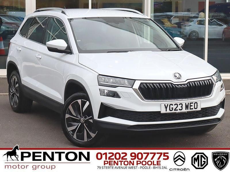 White Used 2023 Skoda Karoq SE L SUV | £17,490 (Fair price) - Image 1/4
