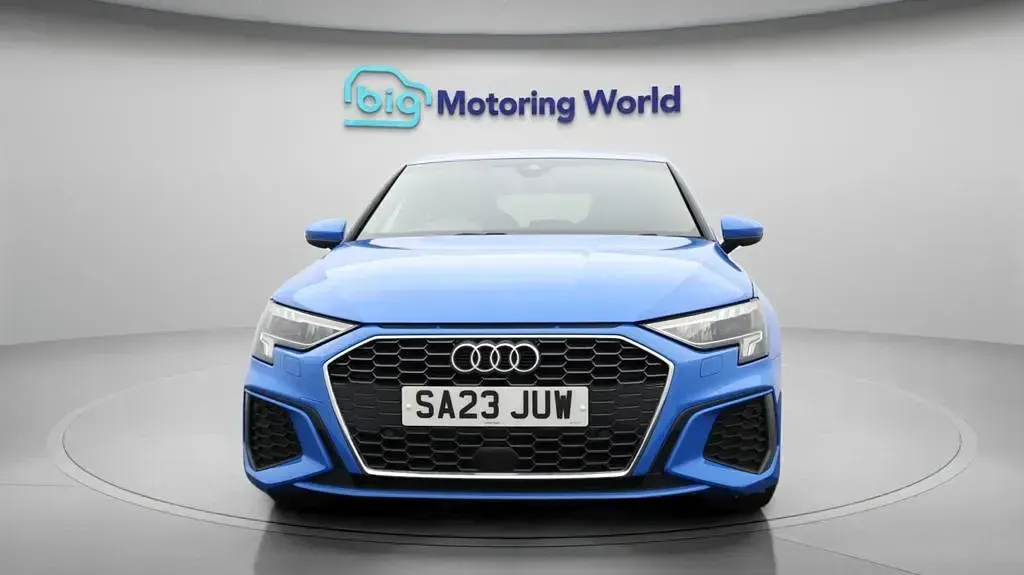 Used Audi A3 Sportback S-Line 110 HP (80 kW) 2023 Blue Hatchback