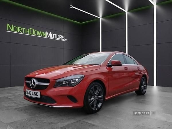 Red Used 2018 Mercedes CLA180 Sedan | £12,750 (Fair price) - Image 1/4