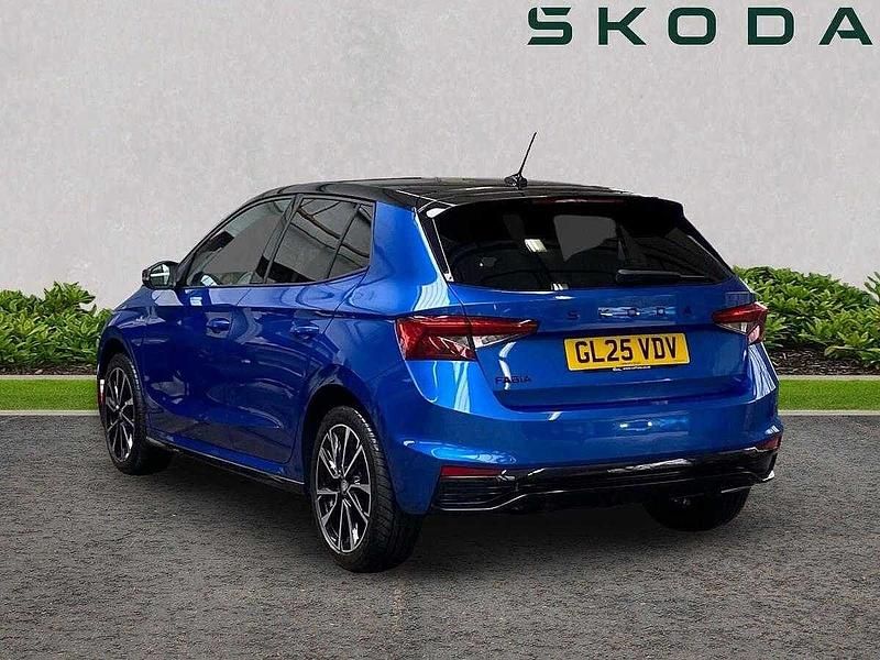 Used Skoda Fabia Monte Carlo 85 HP (62 kW) 2025 Blue Hatchback