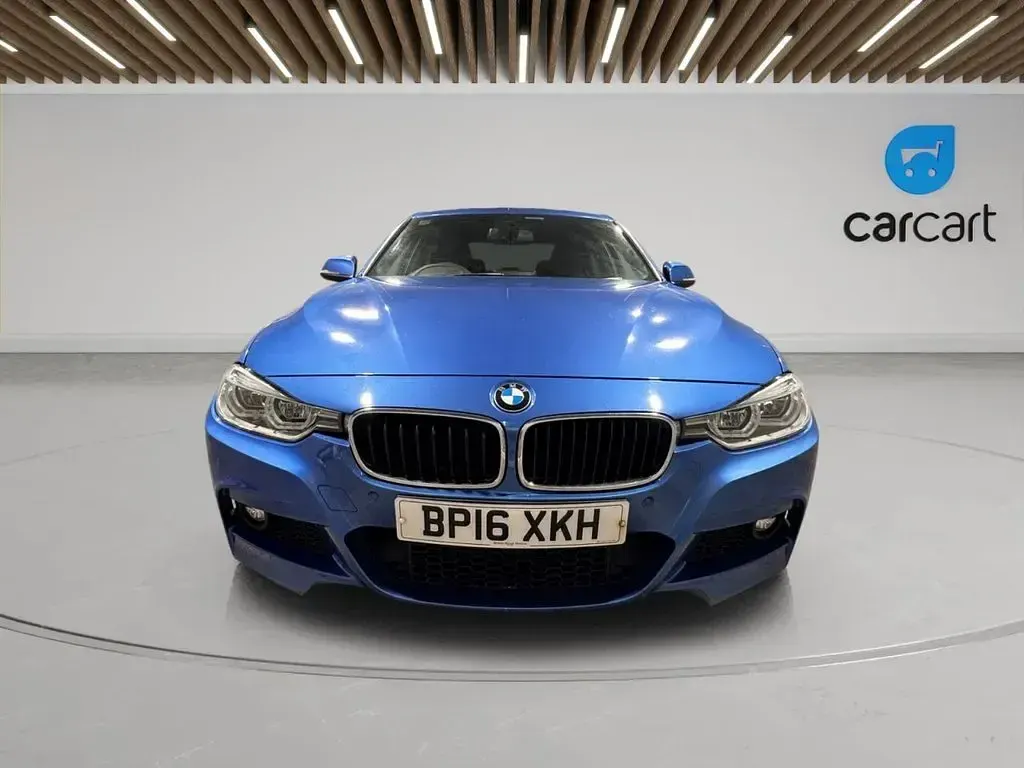 Used BMW 330 M Sport 252 HP (185 kW) 2016 Blue Sedan