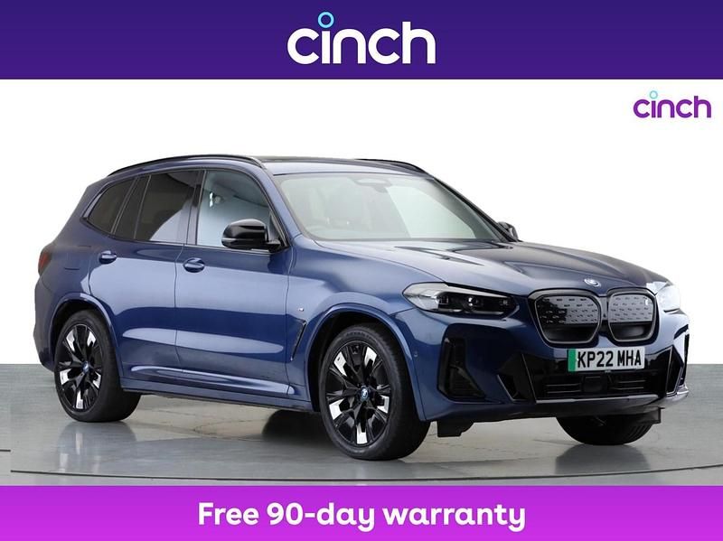 Blue Used 2022 BMW iX3 M Sport SUV | £32,499 (Fair price) - Image 1/3