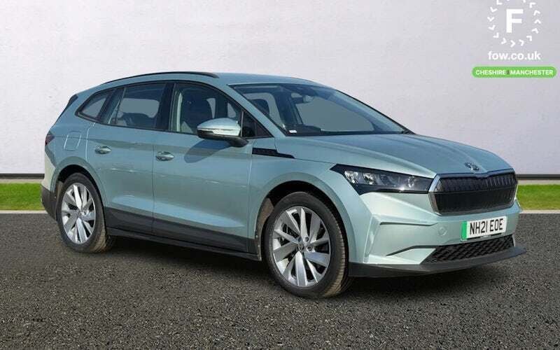 Silver Used 2021 Skoda Enyaq iV Loft SUV | £16,899 (Good price) - Image 1/4