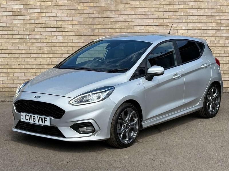 Silver Used 2018 Ford Fiesta ST-Line Hatchback | £8,275 (Fair price) - Image 1/3