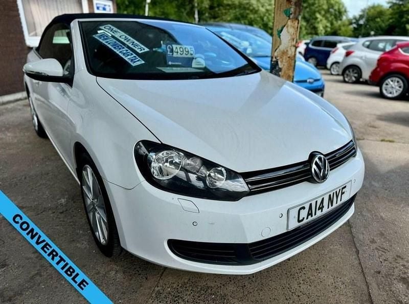White Used 2014 VW Golf Cabriolet SE Cabriolet | £4,995 (Fair price) - Image 1/4