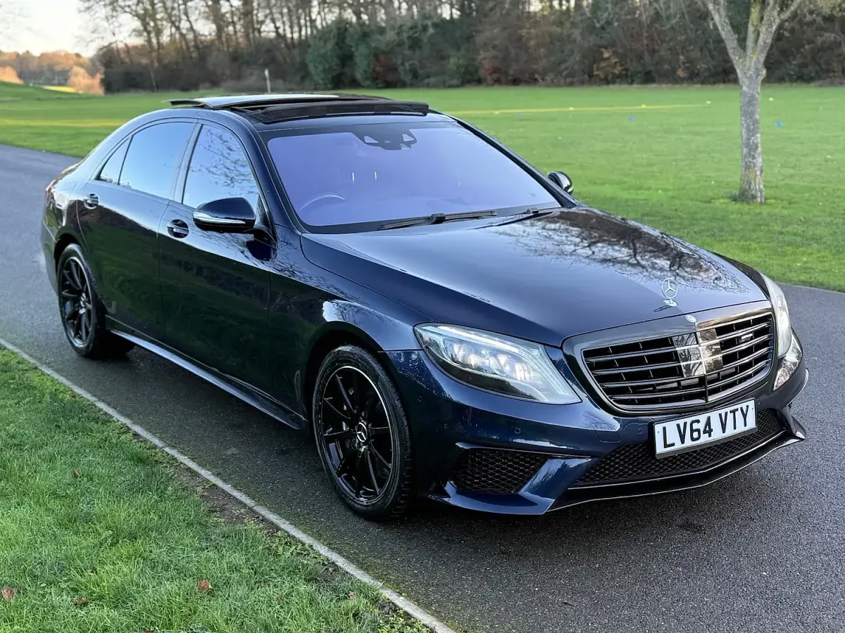 Used Mercedes S63L AMG AMG 800 HP (588 kW) 2014 Blue Sedan