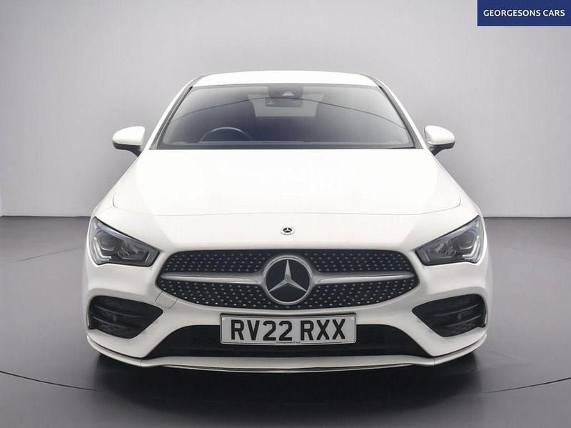 Used Mercedes CLA180 AMG line 136 HP (100 kW) 2022 White Sedan
