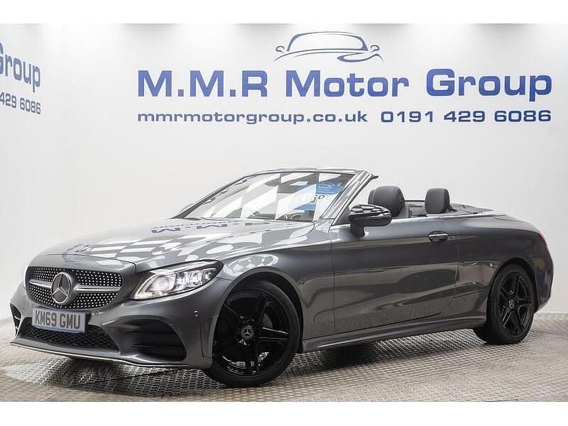 Used Mercedes C220 AMG Line Premium 194 HP (142 kW) 2019 Grey Cabriolet