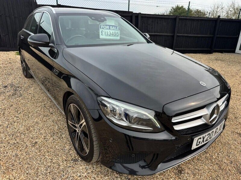Black Used 2020 Mercedes C220 Estate | £13,495 (Super price) - Image 1/4